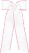 White with Pink Stitching