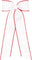 White with Red Stitching