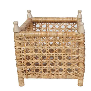 Cane Wicker Box Planters