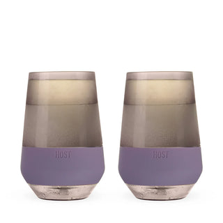 Wine FREEZE XL Cooling Cup in Deep Lilac (Set of 2)